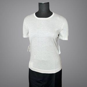Hermes Finest Second Skin Cashmere Cloud Gray Womens Pullover Sweater EU Size 40